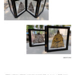 Untitled 1 – Framed Mixed Media Art on Paper | 3-Panel Conceptual Artwork (18" x 42")