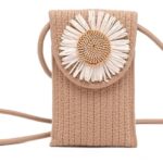 Mobile Sling Bag For Women Side Shoulder Small Crossbody Bag Phone Bag for Women Cell Phone Purse Handmade Jute Fabric