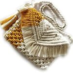 and Work Women's Handmade Macrame Crossbody Sling Bags For Girls Multicolor
